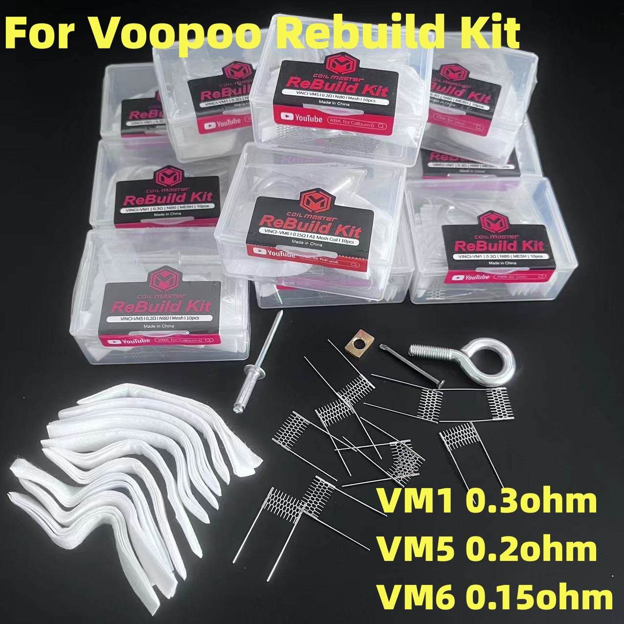 DIY Rebuild Kit For PNP Rebuil - Coil Building Kit ulasan dan harga
