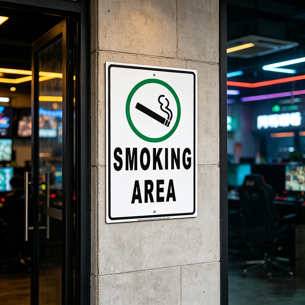 Safety Sign Smoking Vaping All - Vaping Store ulasan dan harga