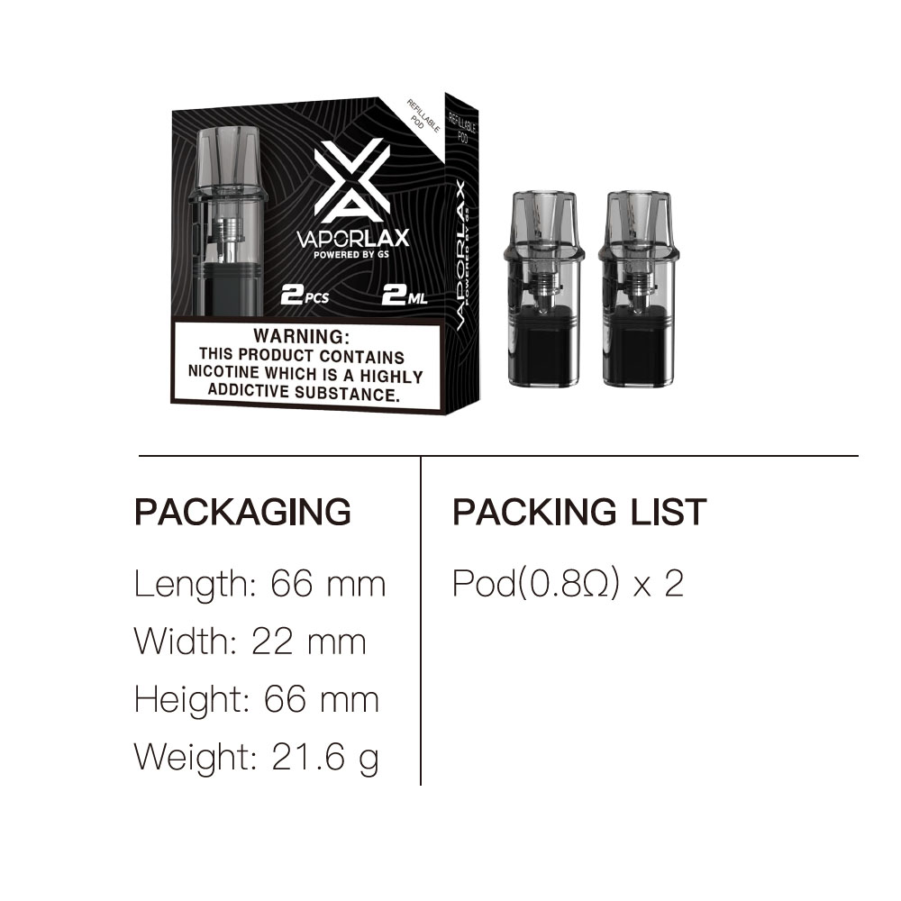 VaporLax Nano Cartridge 2ml wi - Accessories For Vaping ulasan dan harga