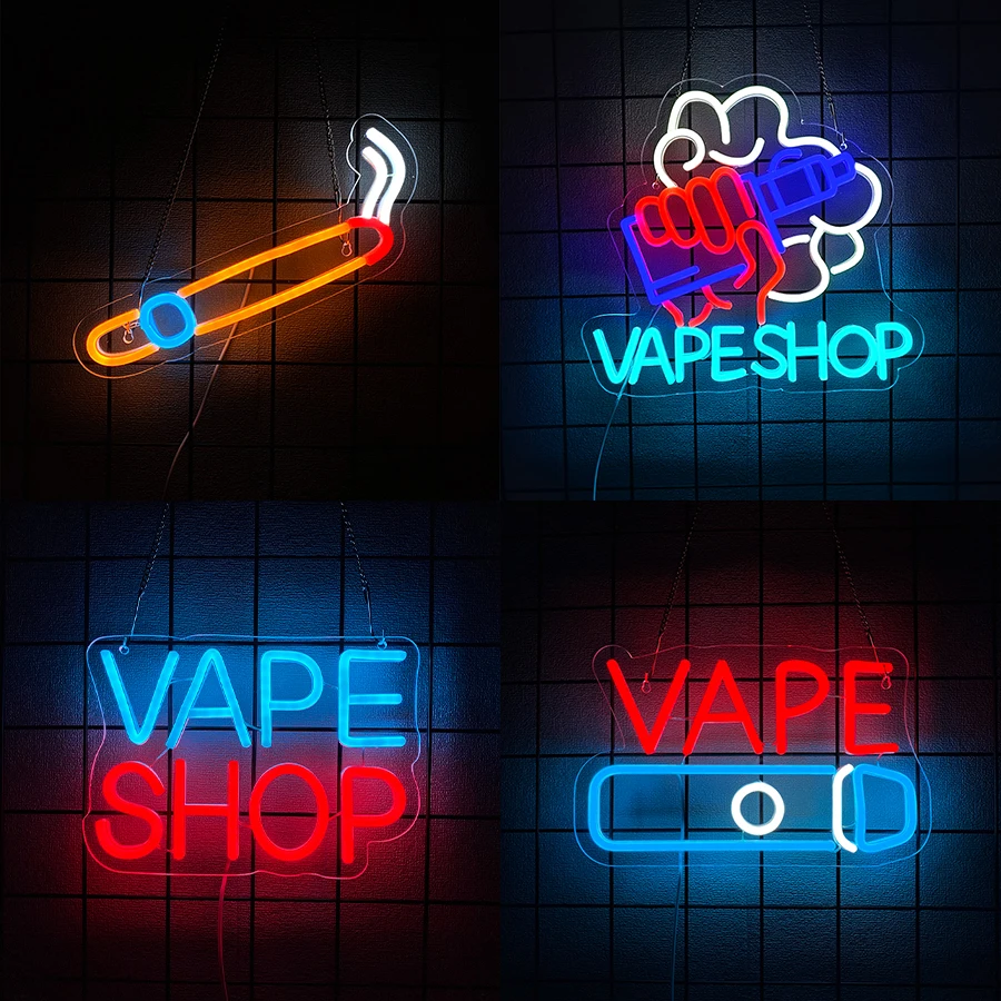Light Up Sign For Smoke Store, - Vaping Store ulasan dan harga