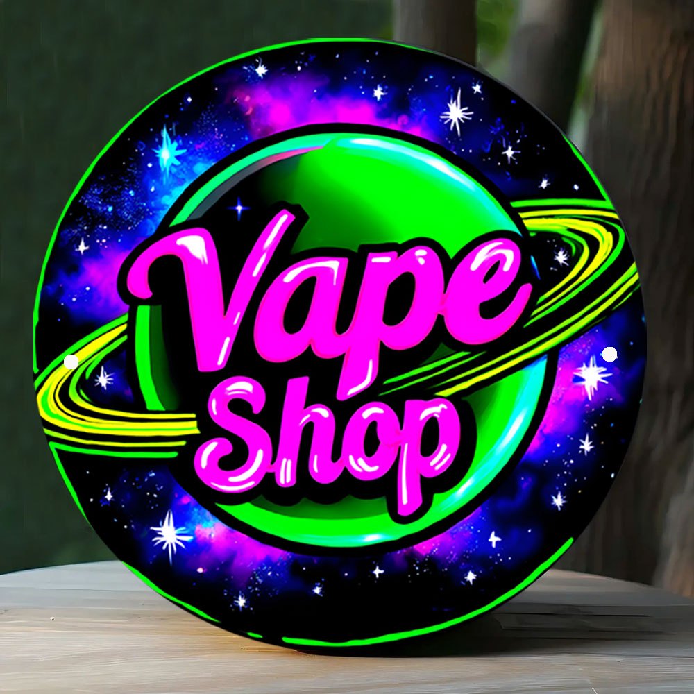 Vape Shop Neon Galaxy Planet S - Vaping Store ulasan dan harga