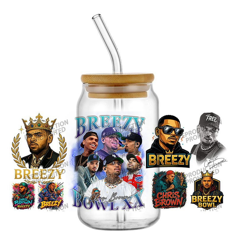 New Popular Singer Chris Brown - Rdta Tank Glass ulasan dan harga