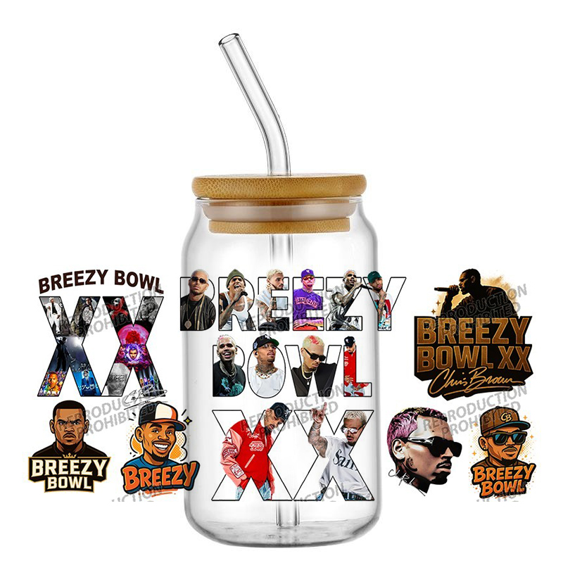 New Popular Singer Chris Brown - Rdta Tank Glass ulasan dan harga
