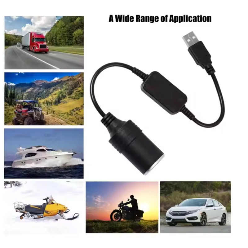 1pc 5V 2A USB To 12V Cigarette - Accessories Experts Vape ulasan dan harga