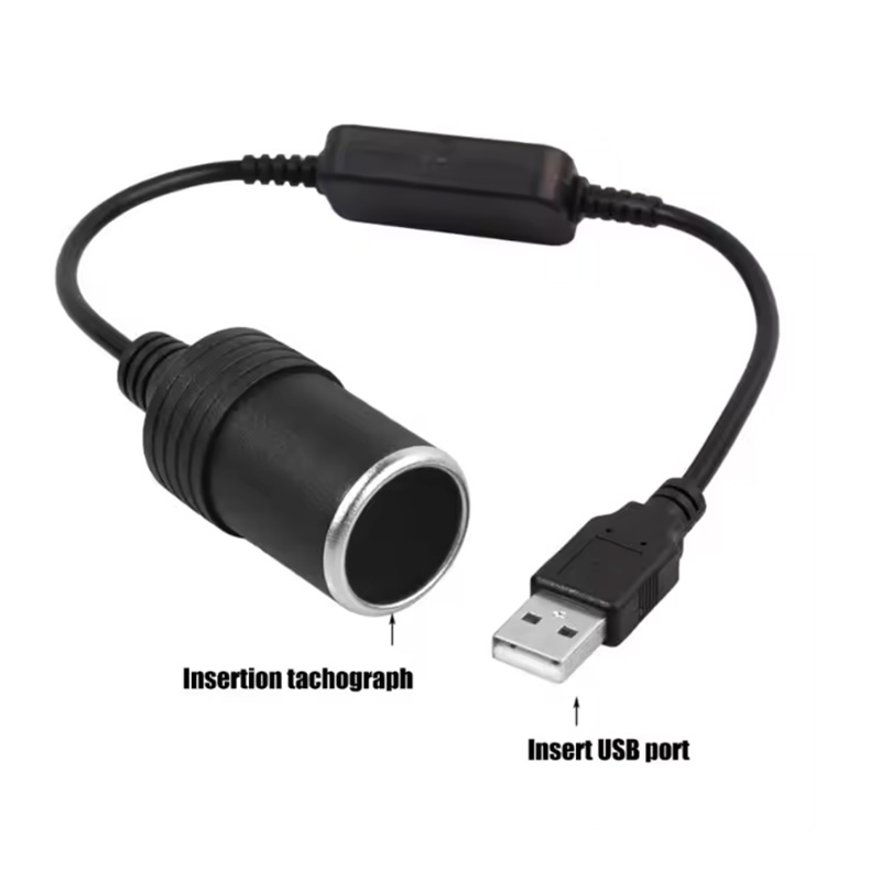 1pc 5V 2A USB To 12V Cigarette - Accessories Experts Vape ulasan dan harga