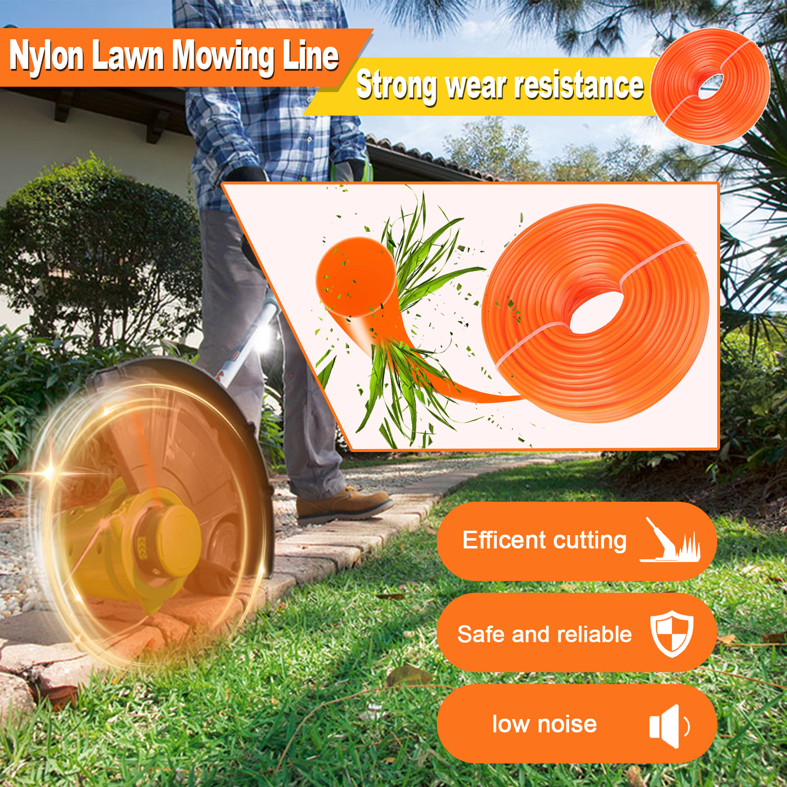 1.6mm～3mm*15M Round Nylon Trim - Dry Herb Vaping Accessories ulasan dan harga