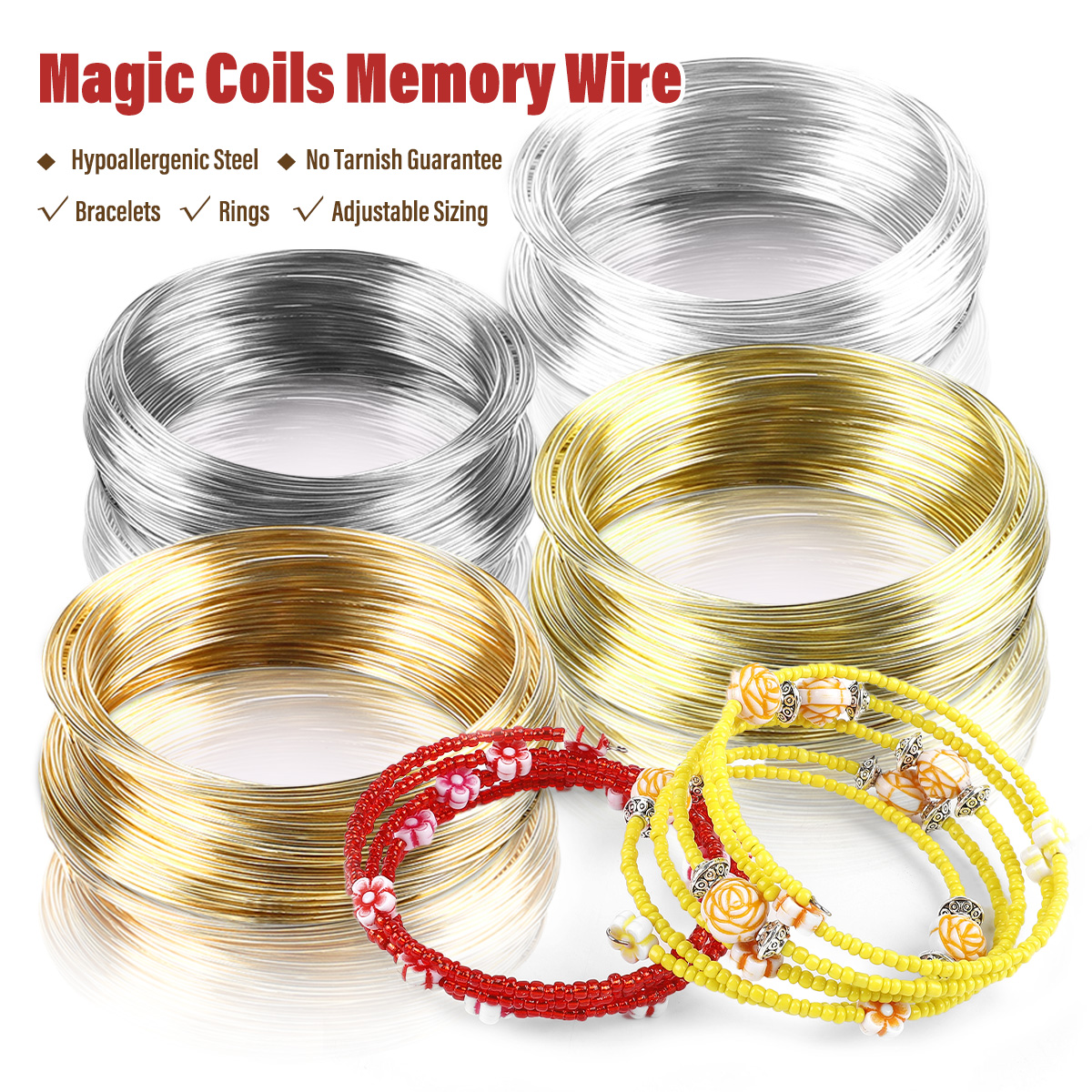 0.6mm Stainless Steel Memory W - Coil Building Kit ulasan dan harga
