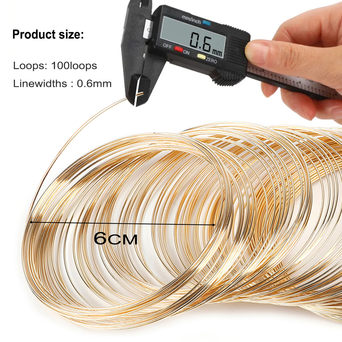 0.6mm Stainless Steel Memory W - Coil Building Kit ulasan dan harga