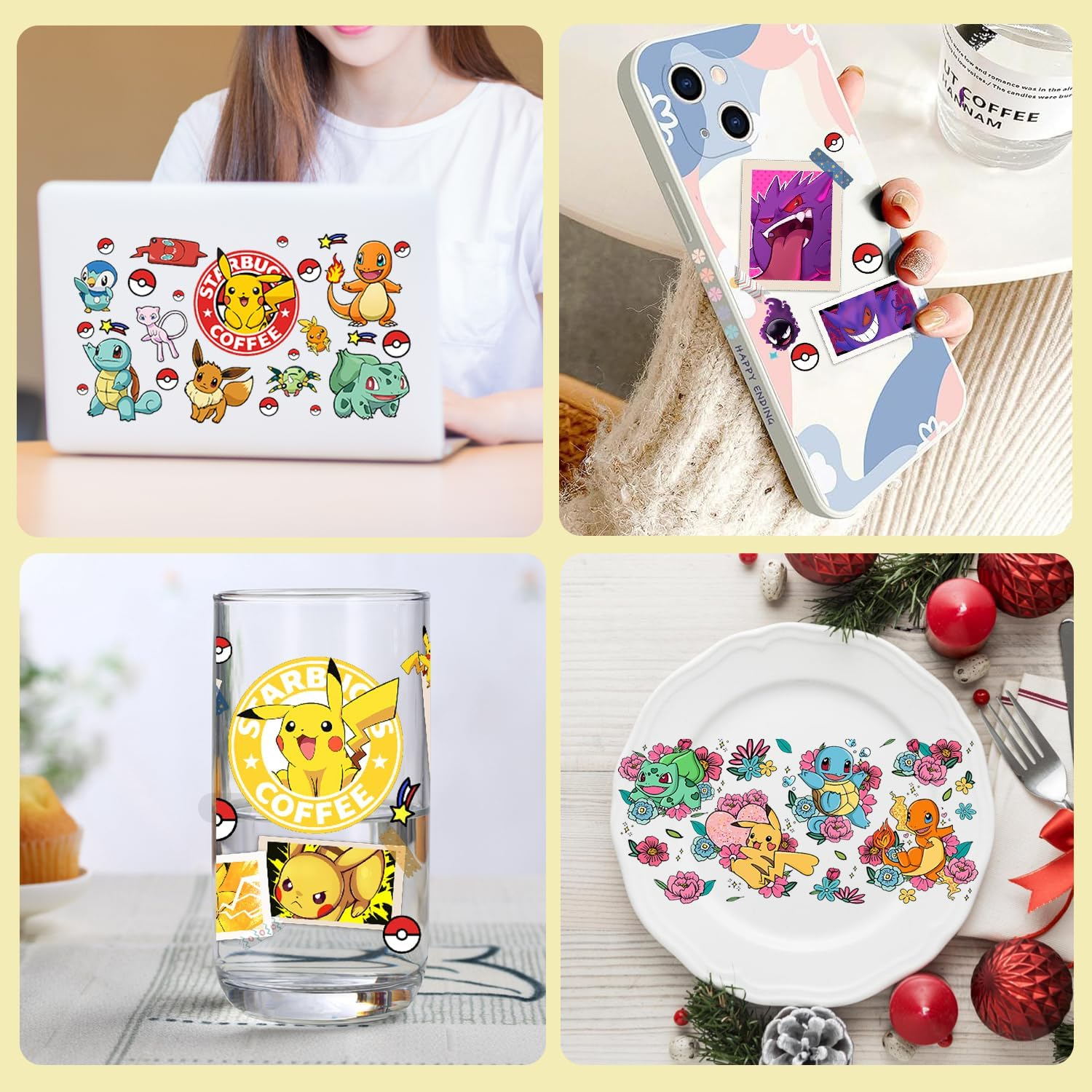 Cute Cartoon Elf  UV DTF Trans - Rdta Tank Glass ulasan dan harga