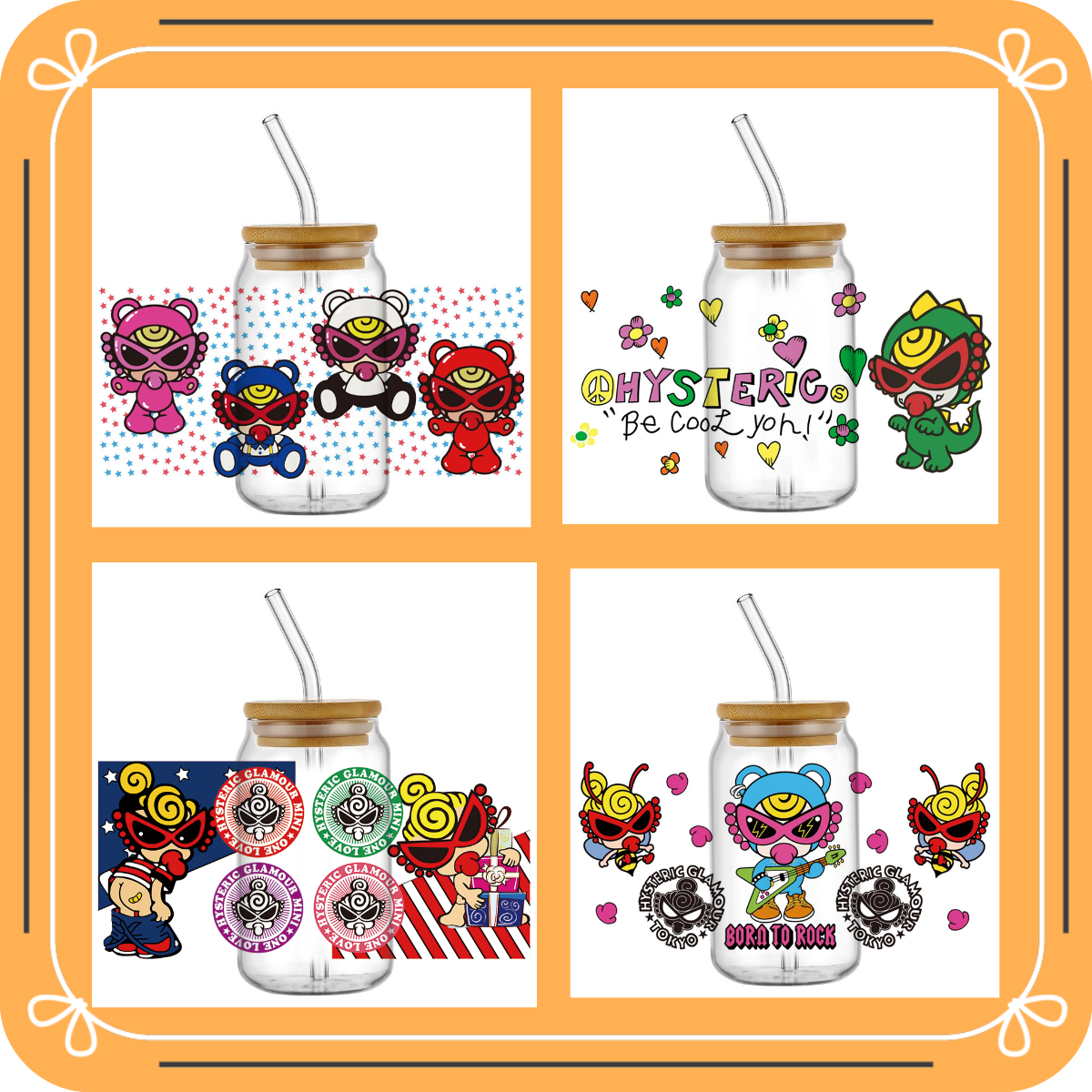 Cute Japanese Cartoon Hysteric - Rdta Tank Glass ulasan dan harga
