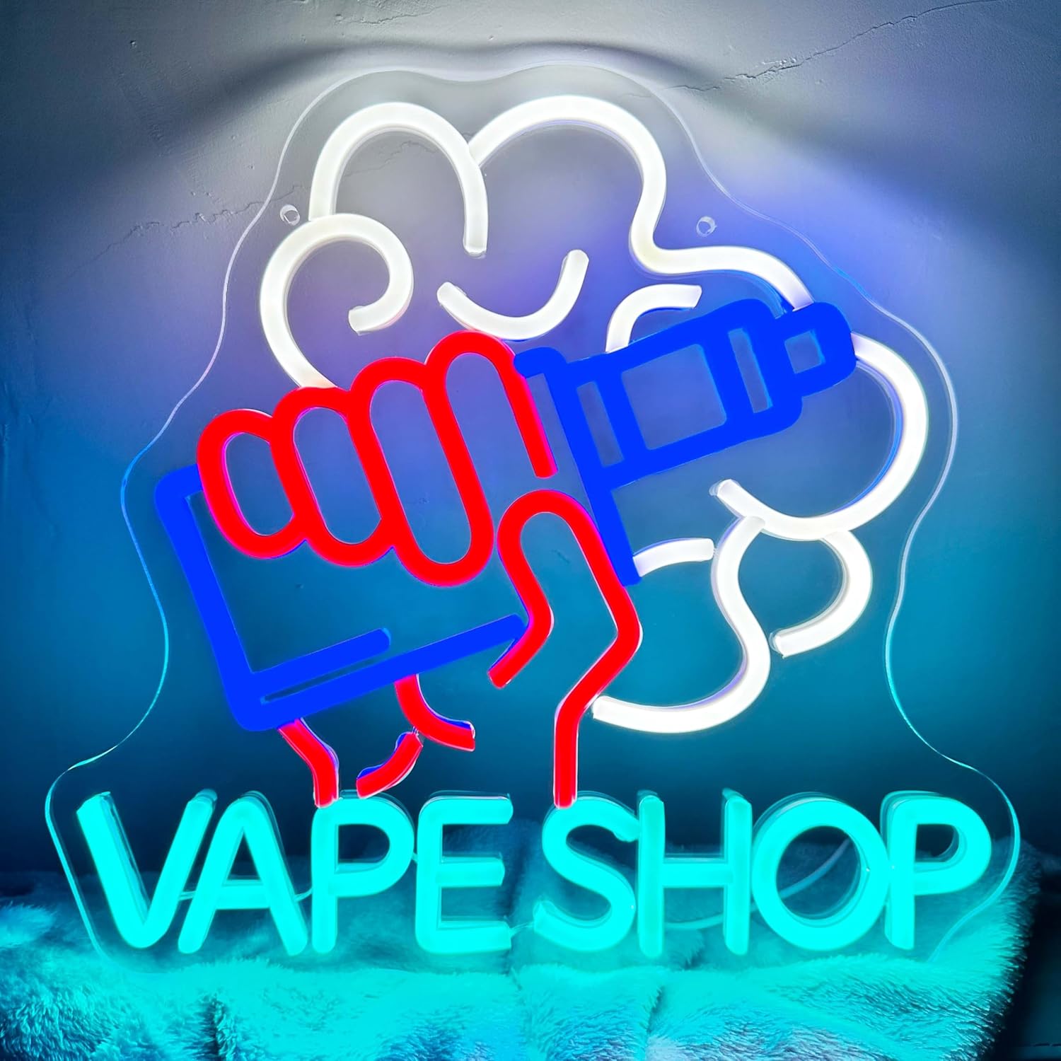 Vape Shop Neon Sign LED Neon L - Vaping Store ulasan dan harga