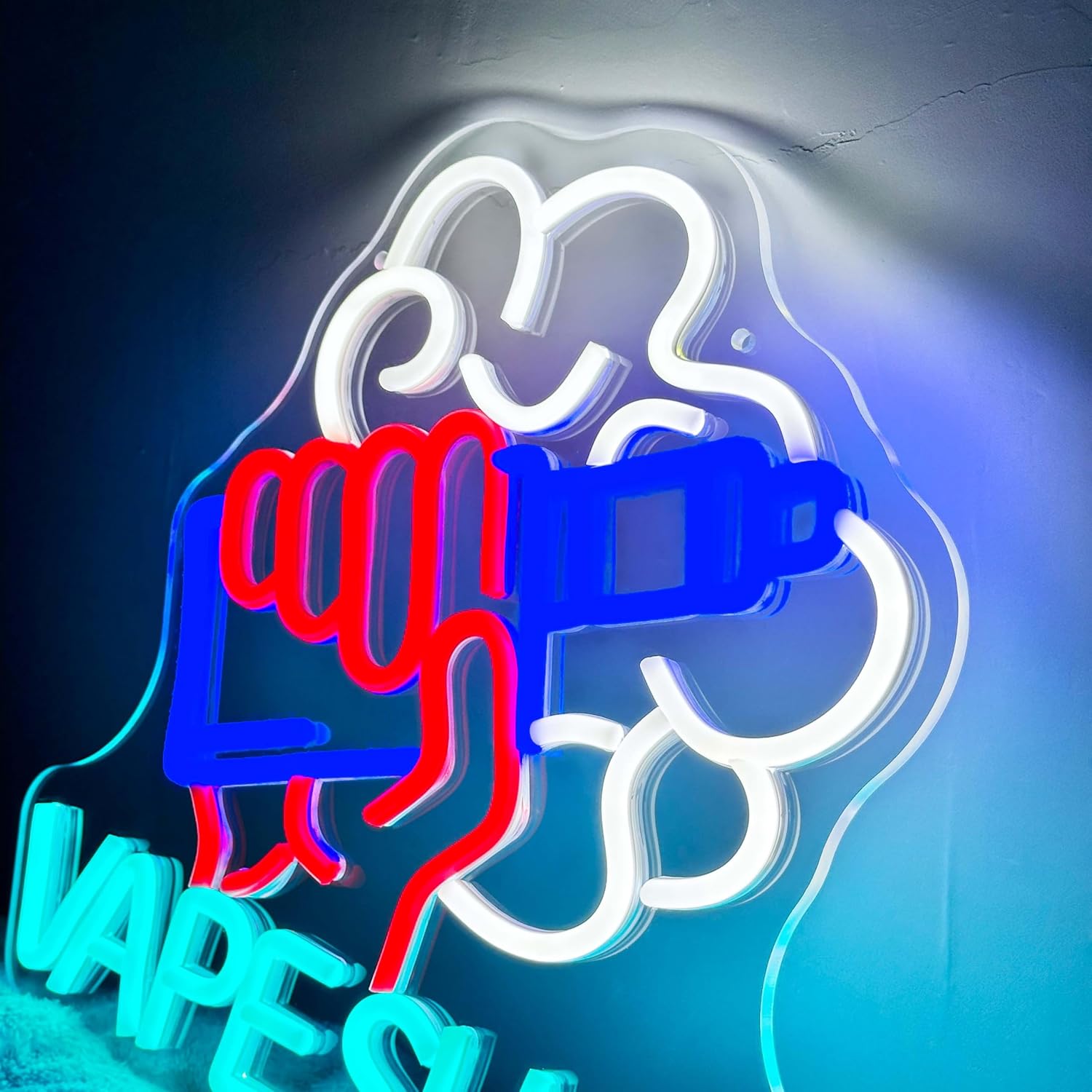 Vape Shop Neon Sign LED Neon L - Vaping Store ulasan dan harga