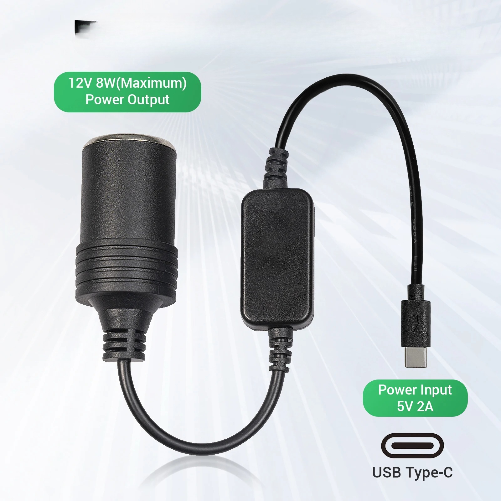 1pc 5V 2A USB To 12V Cigarette - Accessories Experts Vape ulasan dan harga