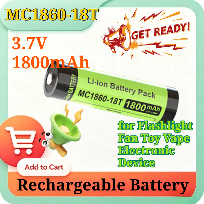 MC1860-18T 3.7V 1800mAh Type-C - Accessories For Vaping ulasan dan harga